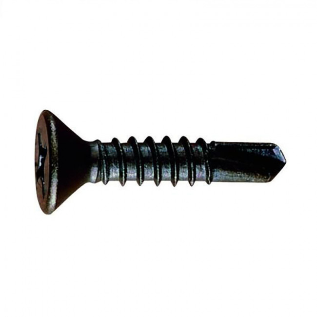 TORNILLO BROCA CABEZA PLANA 7504-P 3,5-19 NEGRO