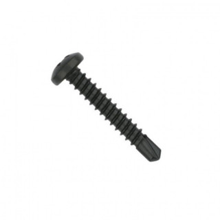 TORNILLO BROCA CABEZA REDONDA 7504-N 4,2-25 NEGRO 2