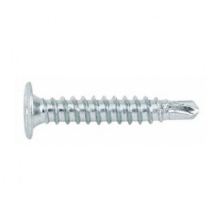 TORNILLO AUTOTALADRANTE. ACERO. ZINCADO. ROSCA GRUESA. CABEZA EXTRAPLANA - INDEX 2
