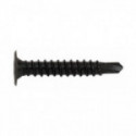 TORNILLO BROCA DE CABEZA EXTRAPLANA. ACERO. NEGRO - INDEX