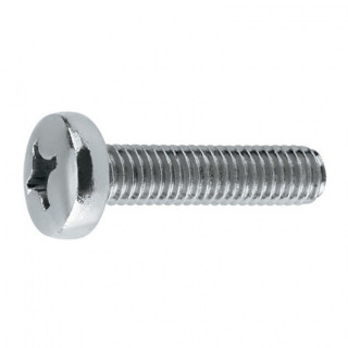 TORNILLO ROSCA METAL DIN 7985. ACERO INOXIDABLE. ROSCA MÉTRICA M-4. CABEZA ALOMADA 2