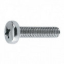 TORNILLO ROSCA METAL CABEZA ALOMADA DIN 7985 INOXIDABLE