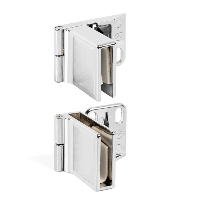 BISAGRA PUERTA CRISTAL INTERIOR PARA MUEBLES INTERIORES