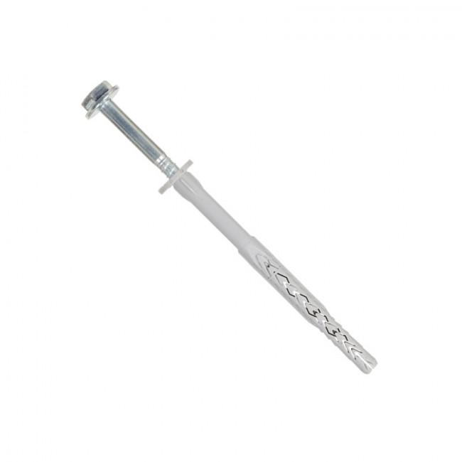 TACO LARGO MULTIMATERIAL SXRL. NYLON. EXPANSIÓN. TORNILLO MÉTRICO. ZINCADO - FISCHER