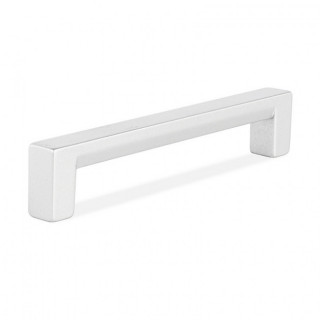 TIRADOR ZAMAK MODELO OLANO L104 C96 RAL9006 , BLANCO Y NEGRO MATE 2