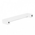 TIRADOR ZAMAK MODELO OLANO L104 C96 RAL9006 , BLANCO Y NEGRO MATE