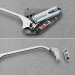 MECANISMO ELEVABLE AMORTIGUADO PARA PUERTA DOBLE PARA PUERTA DOBLE. ACERO/ZAMAK. APERTURA EN PARALELO. ALTURA 570 A 940