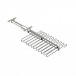 PANTALONERO 11 PERCHAS EXTRACCIÓN TOTAL ACABADO CROMO / GRAFITO