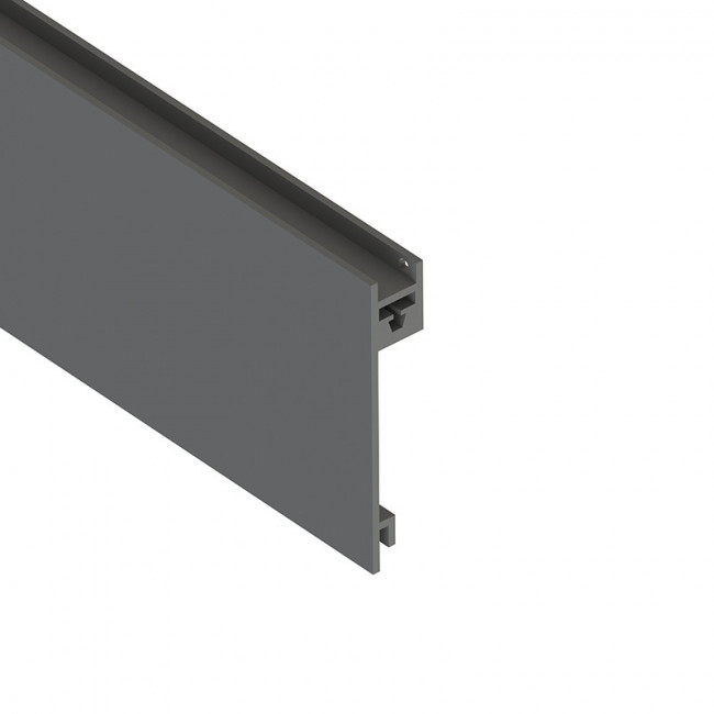 PERFIL METÁLICO QUBE PARA VIDRIO H59