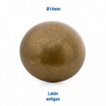 TACHUELA LISA HIERRO ø14