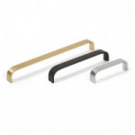 TIRADOR DE ALUMINIO SENSE MINI. DISTANCIA ENTRE AGUJEROS / . LONGITUD 103 MM / 167 MM / 263 MM - VIEFE ACABADO NEGRO MAT