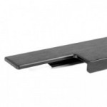 TIRADOR EMBUTIR LINEAR NEGRO CEPILLADO
