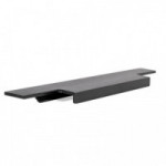 TIRADOR EMBUTIR LINEAR NEGRO CEPILLADO