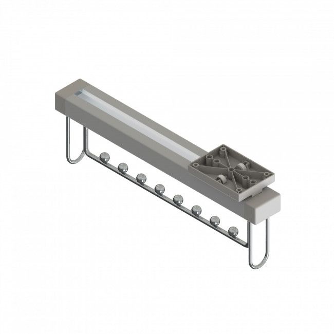 PERCHERO FRONTAL EXTRAÍBLE SERIE ÓPTIMA 9 PERCHAS