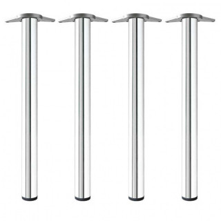 JUEGO DE 4 PATAS DE ACERO PARA MESA. ALTURA 71 CM. DIÁMETRO 60 MM. MODELO NEIVA 2