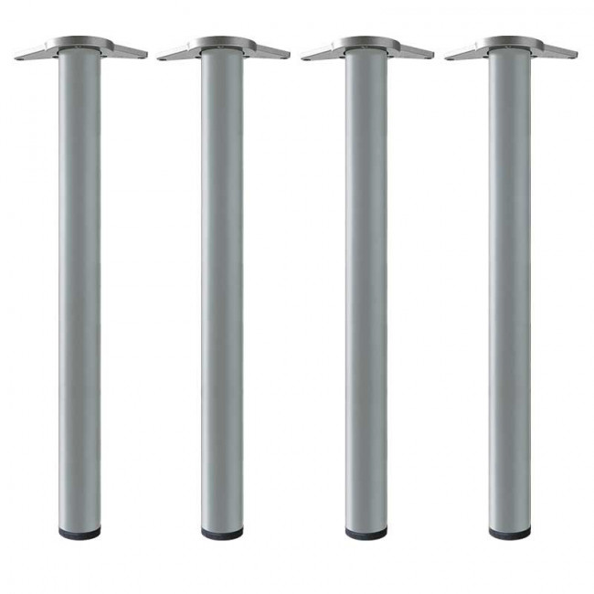 JUEGO DE 4 PATAS DE ACERO PARA MESA....