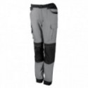 PANTALON BICOLOR CANVAS STRETCH CON BOLSILLOS FLOTANTES VARIOS COLORES TALLA S-XXL ROPA BICOLOR BEIGE NEGRO TALLA S