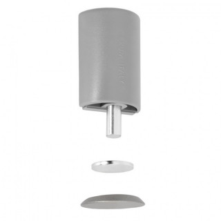 TOPE PUERTA SOBREPONER MODELO STOPPINO-X ACABADOS GRIS, NEGRO Y BLANCO 2