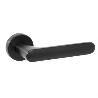 ROSETA ZAMAK MODELO ELLIPSE ø52 ACABADOS NEGRO MATE Y CROMO 2