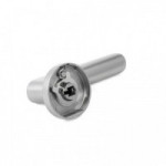 ROSETA ZAMAK MODELO ELLIPSE ø52 ACABADOS NEGRO MATE Y CROMO