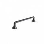 TIRADOR DE MUEBLE RIOLITA. ZAMAK. NEGRO MATE. ASA RECTA - GIUSTI