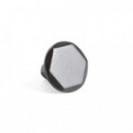TIRADOR DE MUEBLE RIOLITA. ZAMAK. NEGRO MATE. ASA RECTA - GIUSTI
