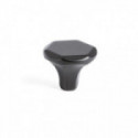 TIRADOR DE MUEBLE RIOLITA. ZAMAK. NEGRO MATE. ASA RECTA - GIUSTI