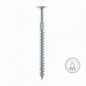 TORNILLO PARA PÉRGOLA. ACERO AL CARBONO ESPECIAL Y ENDURECIDO. ACCIONAMIENTO T-40. PARA MADERA. DIÁMETRO 8MM - BYS LARGO