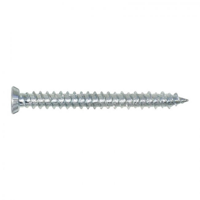 TORNILLO HORMIGÓN. ACERO. ZINCADO BRILLANTE. DIÁMETRO 7,5