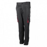 PANTALÓN BICOLOR STRETCH NEGRO-ROJO