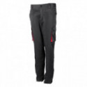 PANTALÓN BICOLOR STRETCH NEGRO-ROJO