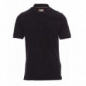 POLO DE MANGA CORTA VENICE. 100 % ALGODÓN (PIQUÉ). PARA HOMBRE. NEGRO. 3 BOTONES EFECTO NÁCAR. TALLAS XS-5XL - PAYPER TA