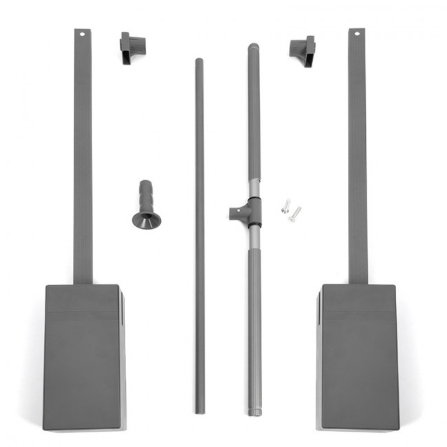 PERCHERO ABATIBLE PARA ARMARIO SERIE ÓPTIMA GRAFITO