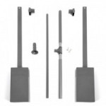 PERCHERO ABATIBLE PARA ARMARIO SERIE ÓPTIMA GRAFITO