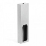 SOPORTE TUBO LATERAL SIN TALADRO ACABADOS DISPONIBLES GRAFITO Y PLATA MATE