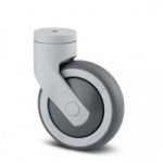 RUEDA GIRATORIA LEVINA ø100 ARO GOMA