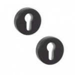 BOCALLAVE YALE REDONDO ø50 NÍQUEL MATE, CROMO SATINADO, NEGRO MATE