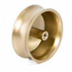 POMO ZAMAK MODELO PRESCOTT ACABADO ORO SATINADO Y NEGRO MATE