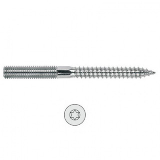 ESPARRAGO 2 ROSCAS TORX 6-40 ZINCADO 2