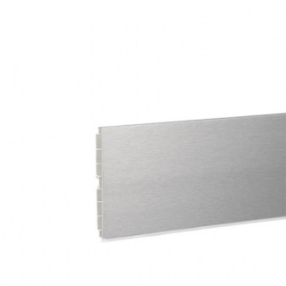 ZÓCALO PVC/ALUMINIO-PAPEL MELAMINA MODELO ZESIO 3,95M ACABADO PLATA MATE, BLANCO MATE Y NEGRO MATE 2