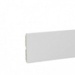 ZÓCALO PVC/ALUMINIO-PAPEL MELAMINA MODELO ZESIO 3,95M ACABADO PLATA MATE, BLANCO MATE Y NEGRO MATE