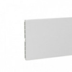 ZÓCALO PVC/ALUMINIO-PAPEL MELAMINA MODELO ZESIO 3,95M ACABADO PLATA MATE, BLANCO MATE Y NEGRO MATE
