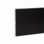 ZÓCALO PVC/ALUMINIO-PAPEL MELAMINA MODELO ZESIO 3,95M ACABADO PLATA MATE, BLANCO MATE Y NEGRO MATE