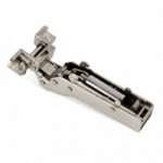 CLIP CAM  APERTURA 105º PARA PUERTAS DE PERFIL ALUMINIO ACABADO NIQUEL CIERRE AMORTIGUADO