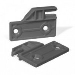 JUEGO DE VARILLAS RECTANGULAR PARA CAJÓN QUBE ACABADO ANTRACITA