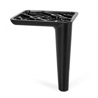 PATA PLÁSTICO MODELO BIRDIE H120 NEGRO MATE, CROMO Y BLANCO MATE 2