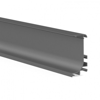 PERFIL ALUMINIO GOLA-J2 4M ACABADOS ANTRACITA, BLANCO, NEGRO, PLATA MATE 2