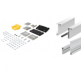 KIT FINE EXTERNO NEGRO CEPILLADO Y BLANCO 2