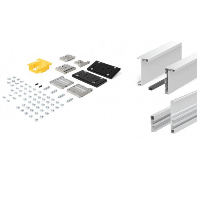 KIT FINE EXTERNO NEGRO CEPILLADO Y...