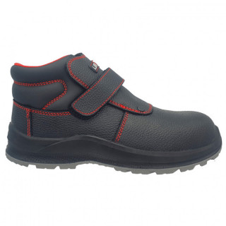 BOTA SOLDADOR OREGON. CIERRE VELCRO. PROTECCIÓN S3. COLOR NEGRO. CE EN ISO 20345:2011 - FORLI 2